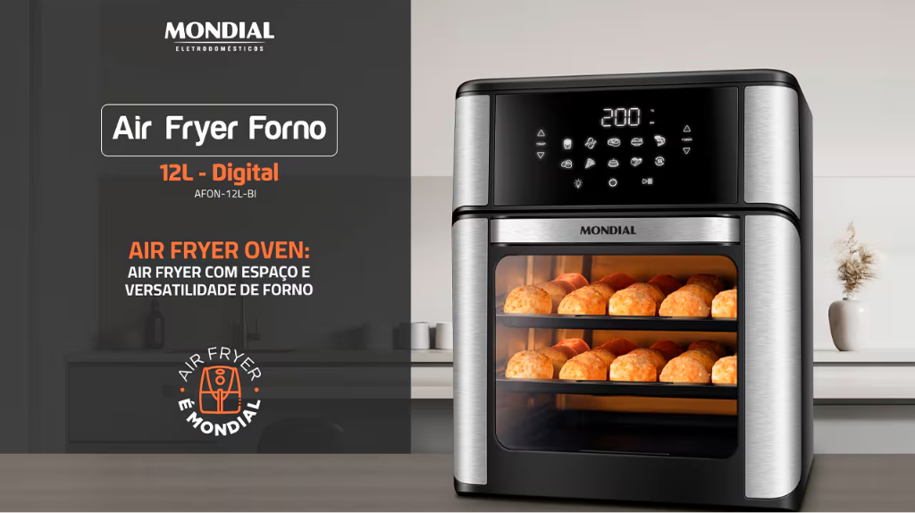Air Fryer Mondial Forno 12L